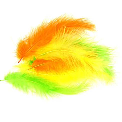 Yellow/Lime/Orange Craft Feathers